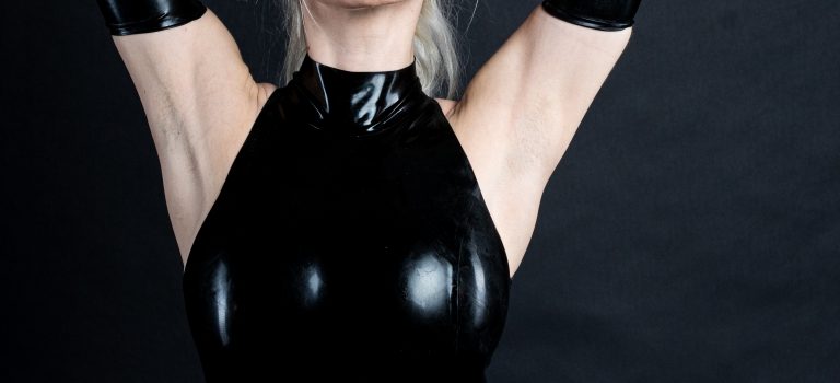 latex body and latex gloves clip