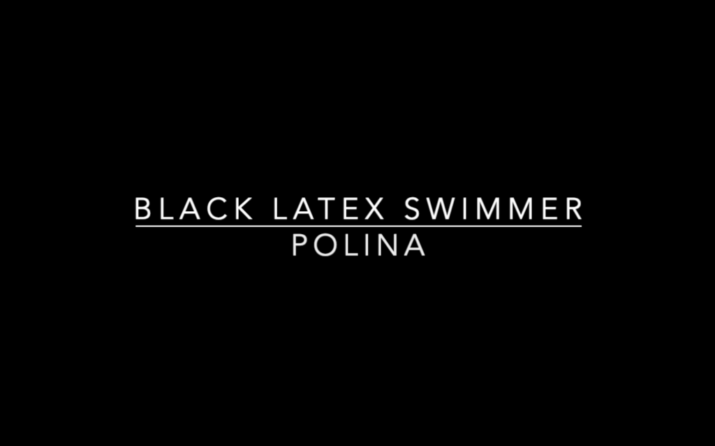 black latex catsuit - video