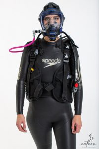 speedo swimwear / swimsuit and divers mask